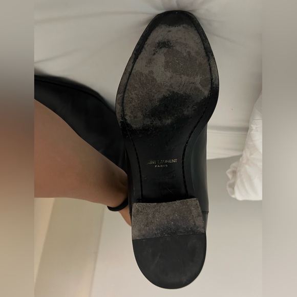 YSL / Saint Laurent WYATT CHELSEA BOOTS IN SMOOTH LEATHER size 47 - Picture 6 of 7
